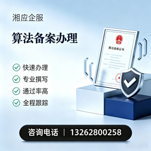 金华算法备案申报服务